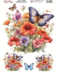 Pirinç Dekopaj Kağıdı 30x42cm PT-2057