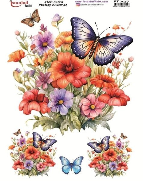 Pirinç Dekopaj Kağıdı 30x42cm PT-2057