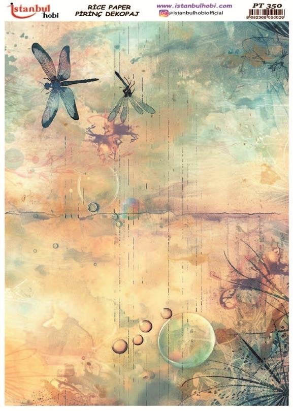 Pirinç Dekopaj Kağıdı 30x42cm PT-350 Mix Yusufcuk