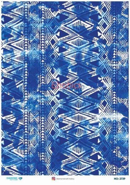 Diamond Pirinç Dekopaj Kağıdı - 2739