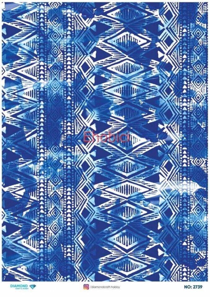 Diamond Pirinç Dekopaj Kağıdı - 2739