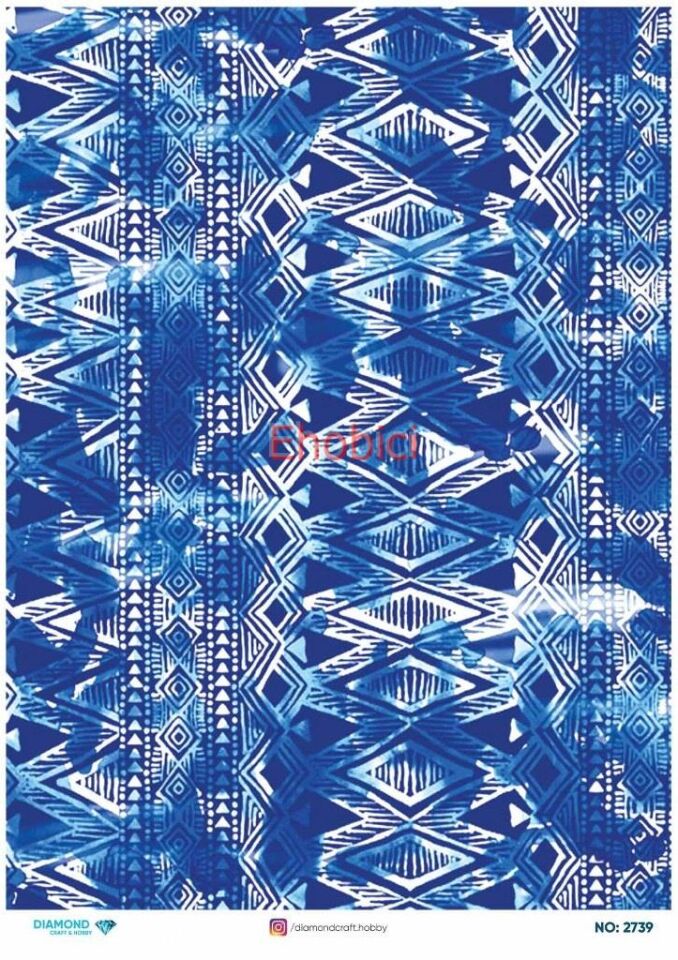 Diamond Pirinç Dekopaj Kağıdı - 2739