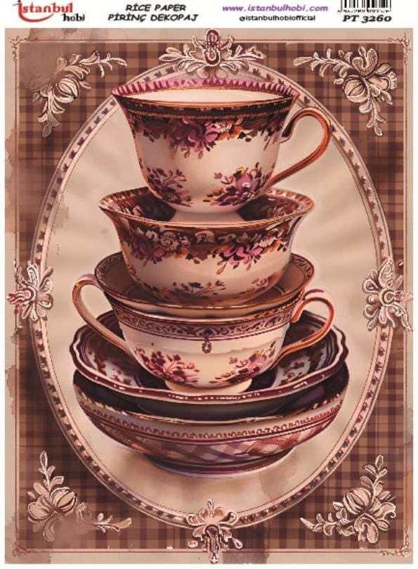 Pirinç Dekopaj Kağıdı 30x42cm PT-3260