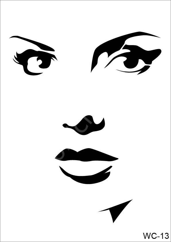Cadence Stencil Şablon A4 Woman Collection WC-13