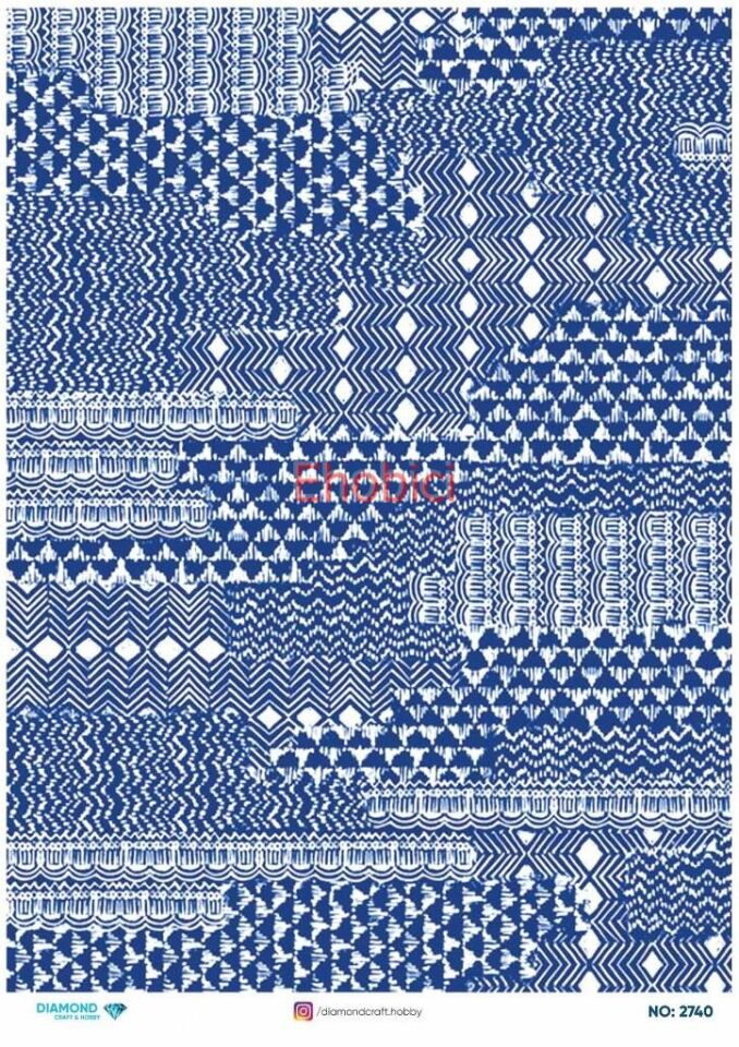Diamond Pirinç Dekopaj Kağıdı - 2740