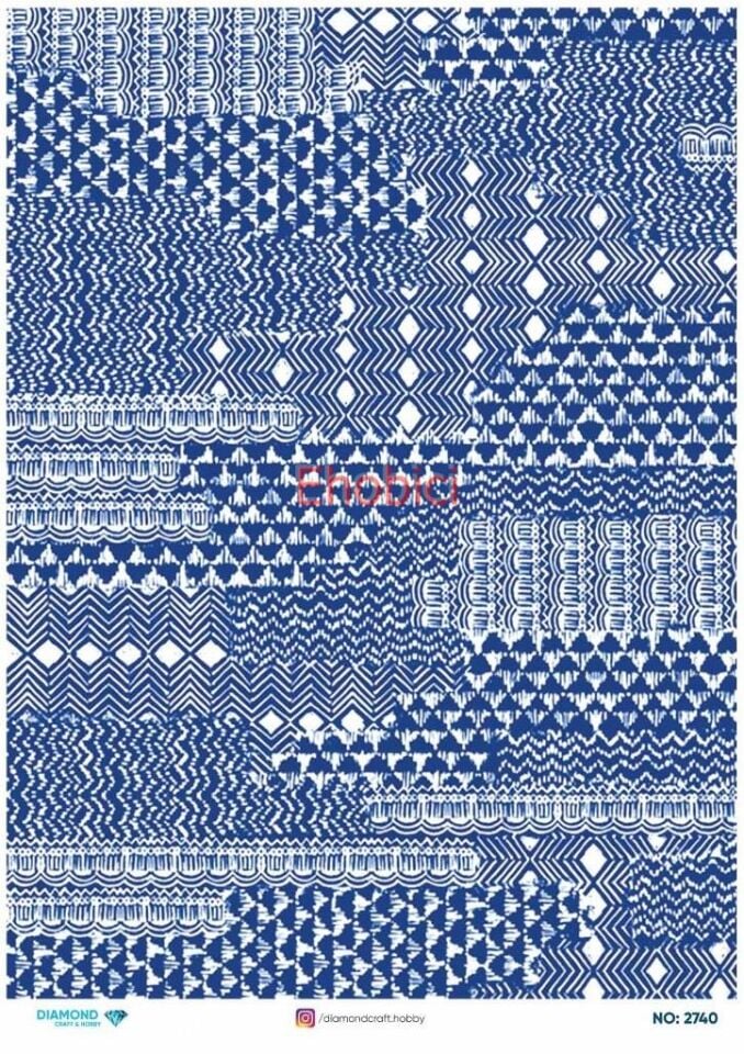 Diamond Pirinç Dekopaj Kağıdı - 2740