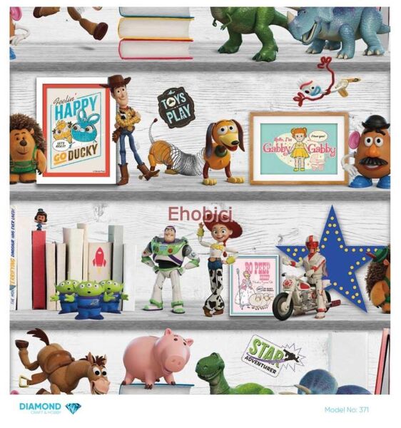 Diamond Pirinç Dekopaj Kağıdı - 371 - 30x30