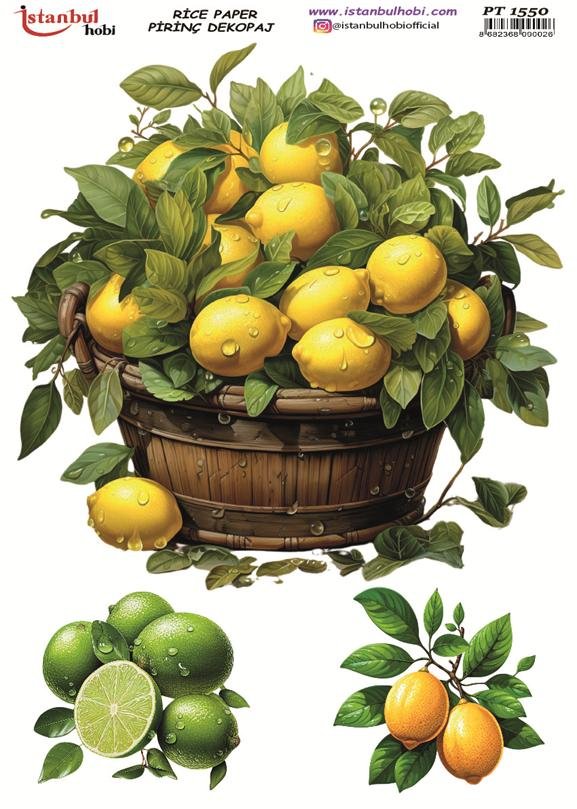Pirinç Dekopaj Kağıdı 30x42cm PT-1550