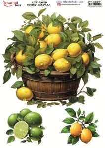 Pirinç Dekopaj Kağıdı 30x42cm PT-1550