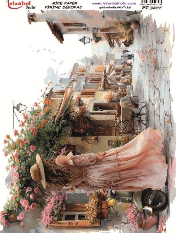 Pirinç Dekopaj Kağıdı 30x42cm PT-3277