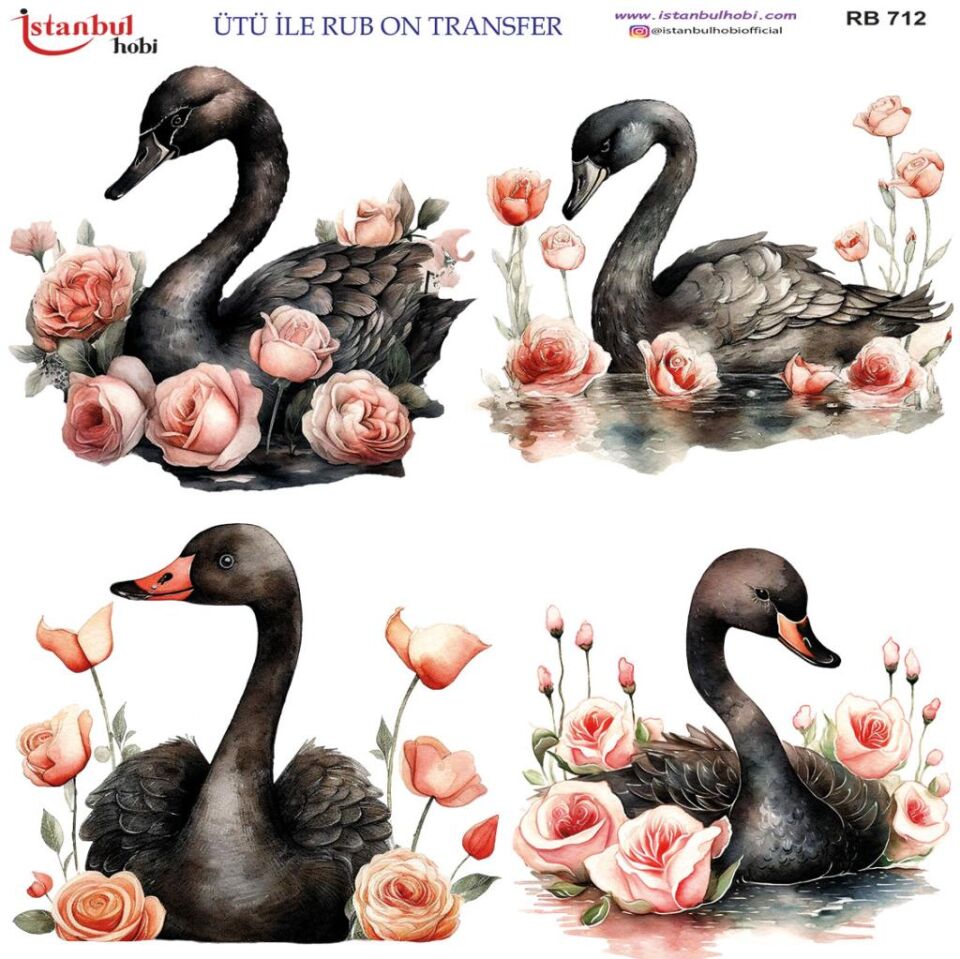 Ütü ile Rub On Transfer Kağıdı 30x30cm RB-712