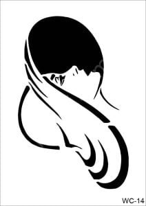 Cadence Stencil Şablon A4 Woman Collection WC-14