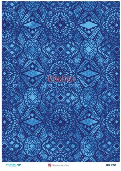 Diamond Pirinç Dekopaj Kağıdı - 2741