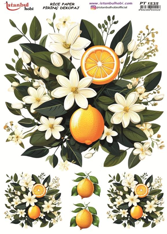 Pirinç Dekopaj Kağıdı 30x42cm PT-1535