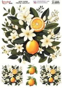 Pirinç Dekopaj Kağıdı 30x42cm PT-1535