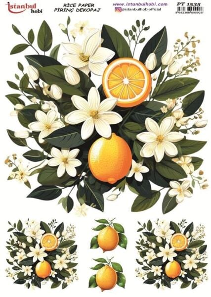 Pirinç Dekopaj Kağıdı 30x42cm PT-1535