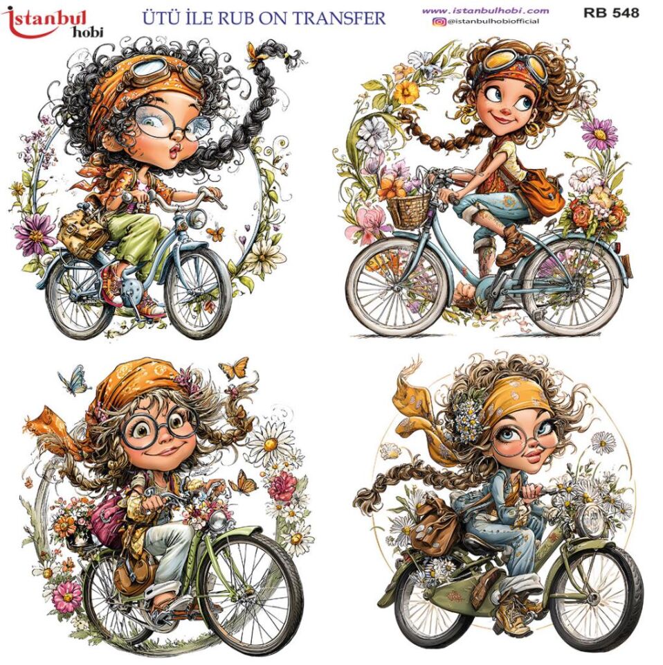 Ütü ile Rub On Transfer Kağıdı 30x30cm RB-548