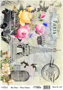 Cadence Pirinç Dekopaj Kağıdı - Model 635