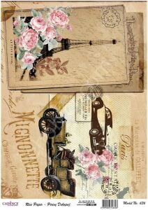 Cadence Pirinç Dekopaj Kağıdı - Model 636