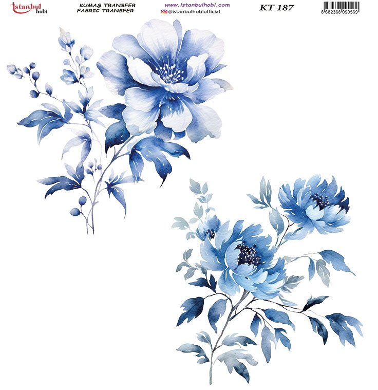 Kumaş Transfer Kağıdı 20x20cm KT-187
