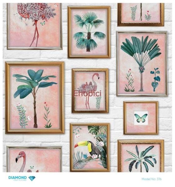 Diamond Pirinç Dekopaj Kağıdı - 376 - 30x30