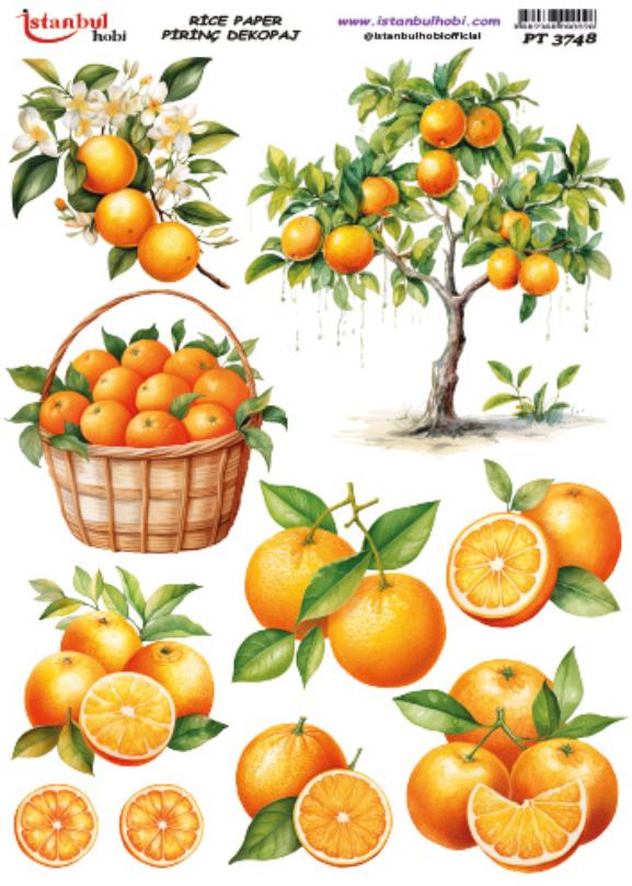 Pirinç Dekopaj Kağıdı 30x42cm PT-3748
