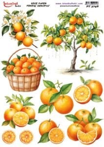 Pirinç Dekopaj Kağıdı 30x42cm PT-3748