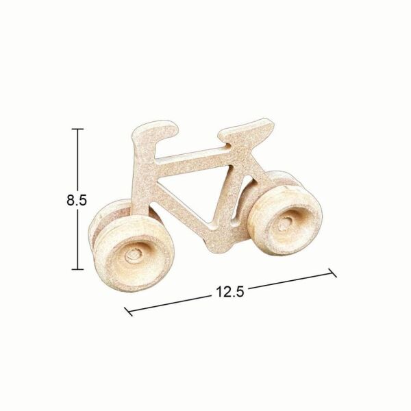 Ahşap Oyuncak Bisiklet 12,5x8,5cm OY100