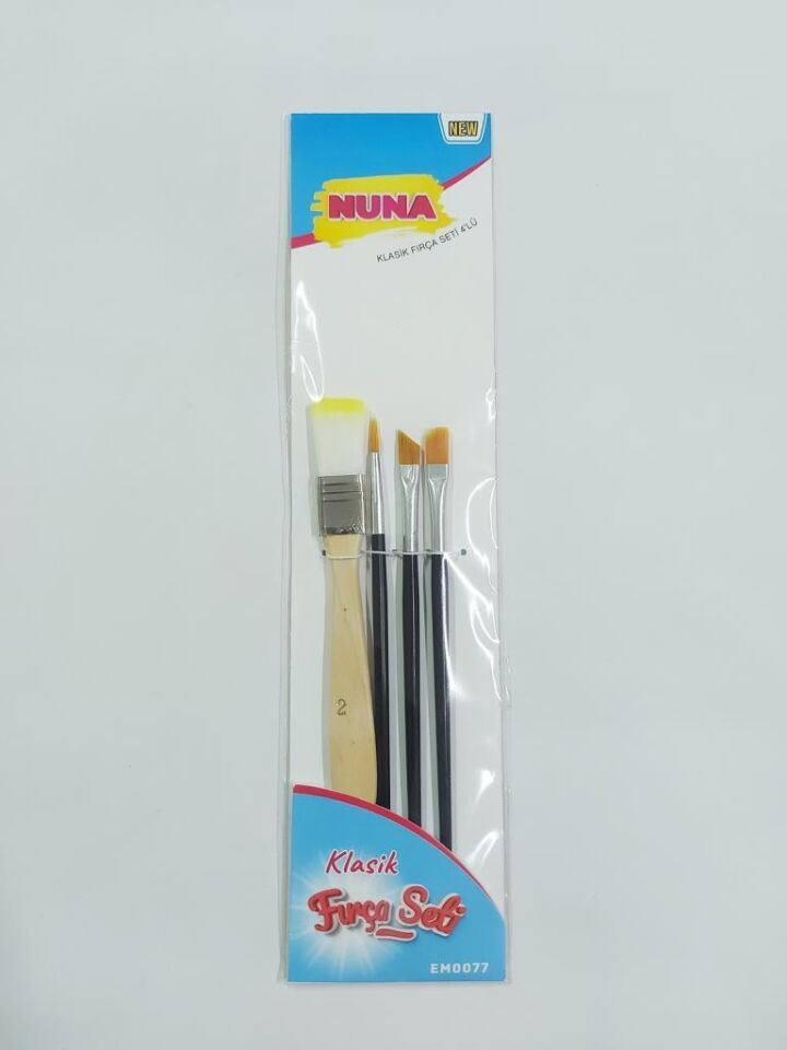 Nuna Klasik 4 lü Fırça Seti