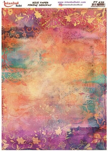 Pirinç Dekopaj Kağıdı 30x42cm PT-439 Mix