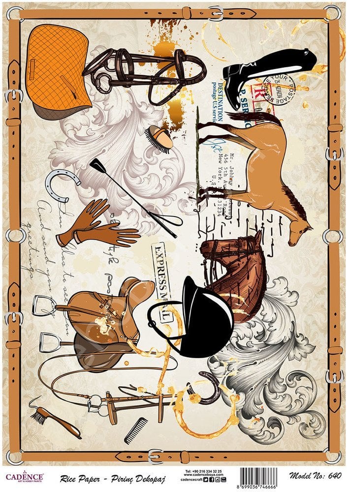 Cadence Pirinç Dekopaj Kağıdı - Model 640