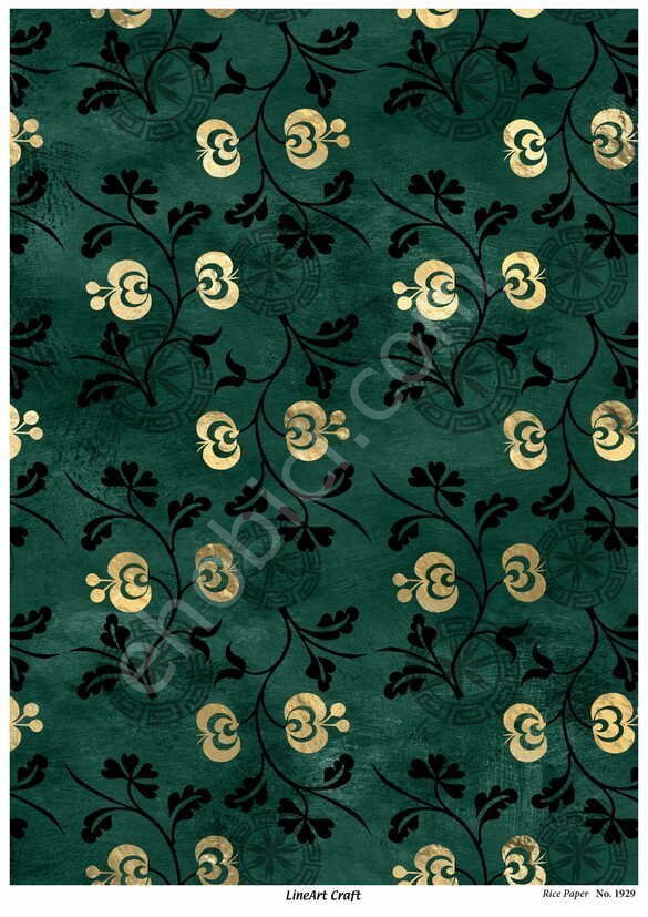 Lineart Pirinç Dekopaj Kağıdı Model - 1929