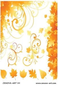 Cenova Art Dekupaj Kağıdı 039