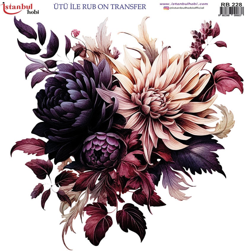 Ütü ile Rub On Transfer Kağıdı 30x30cm RB-228