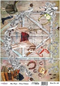 Cadence Pirinç Dekopaj Kağıdı - Model 642