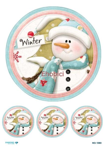 Diamond Pirinç Dekopaj Kağıdı - 1380