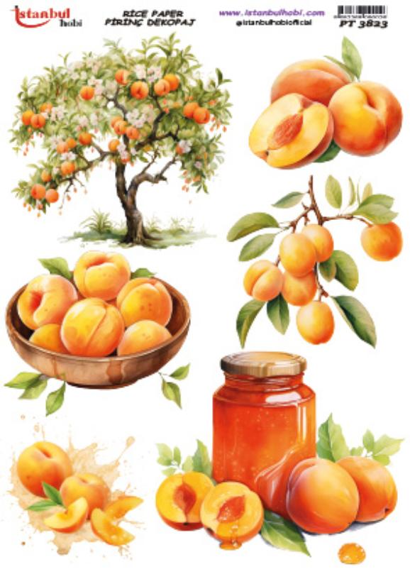 Pirinç Dekopaj Kağıdı 30x42cm PT-3823