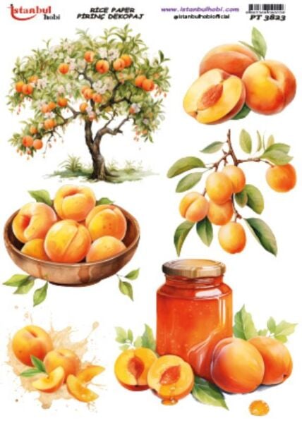 Pirinç Dekopaj Kağıdı 30x42cm PT-3823