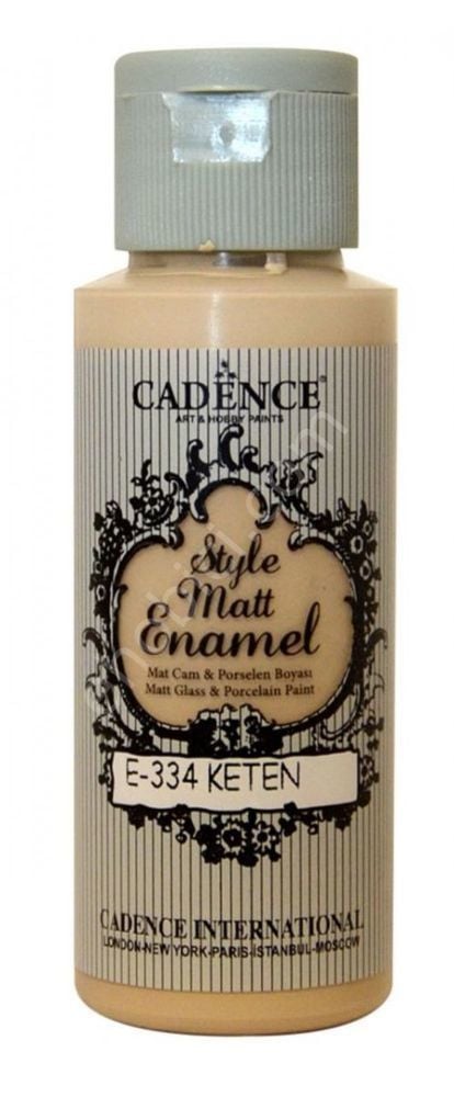 Cadence Enamel Cam ve Porselen Boyası - 334 Keten