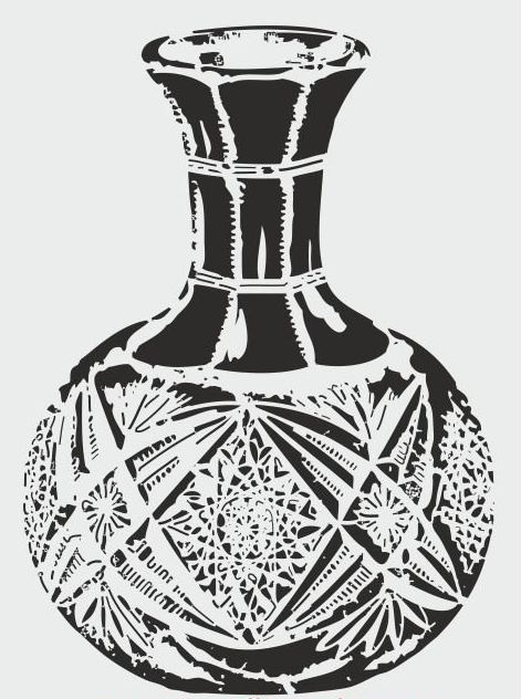 Diğer Karışık Desenler Stencil Şablon (21x30) S-199