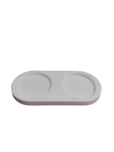 İkili Oval Tabak 19x9cm