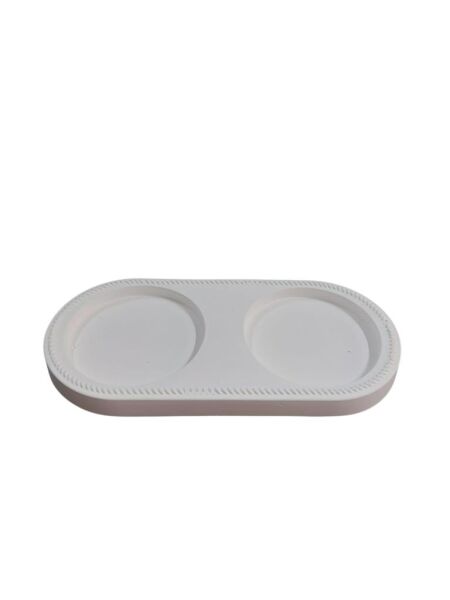 İkili Oval Tabak 19x9cm