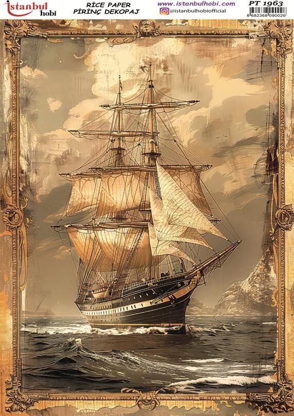 Pirinç Dekopaj Kağıdı 30x42cm PT-1963