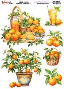 Pirinç Dekopaj Kağıdı 30x42cm PT-3828