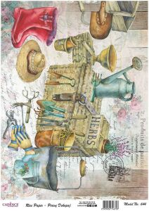 Cadence Pirinç Dekopaj Kağıdı - Model 644