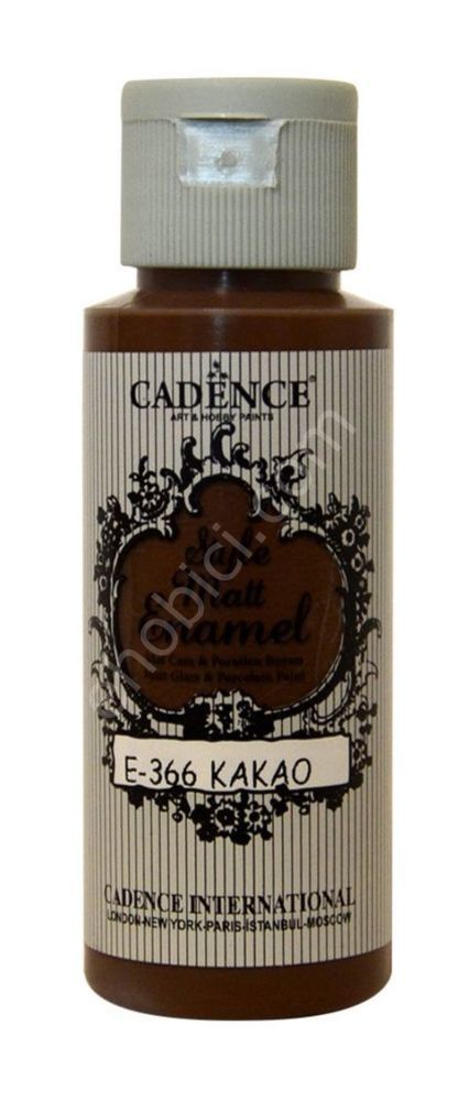 Cadence Enamel Cam ve Porselen Boyası - 366 Kakao