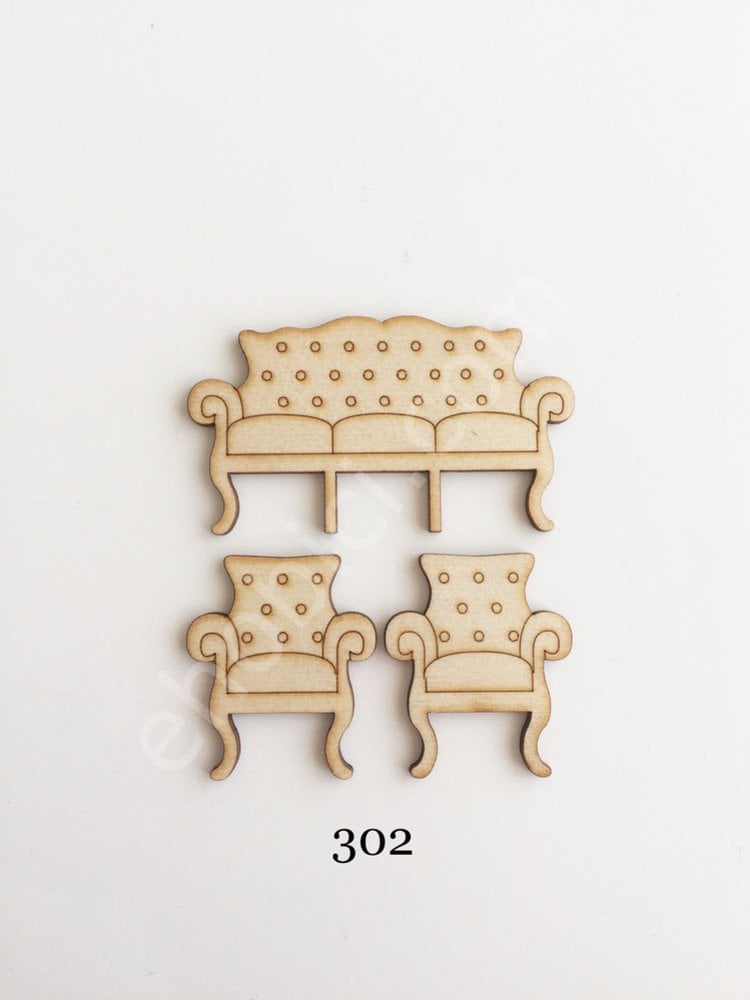 Lazer Kesim Süsler 302