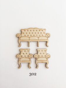 Lazer Kesim Süsler 302