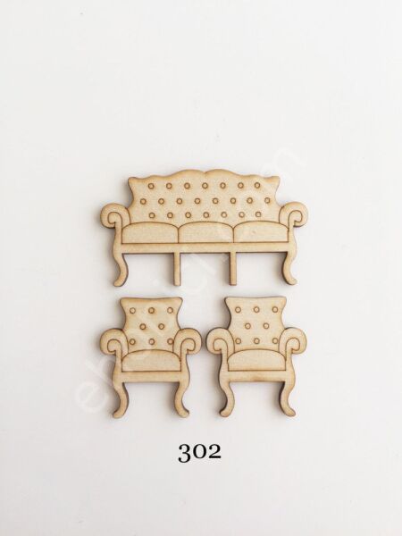 Lazer Kesim Süsler 302