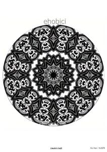 Lineart Pirinç Dekopaj Kağıdı Model - 3379